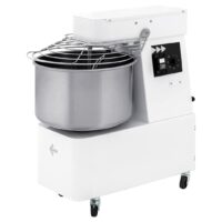 Pétrin pizza, à spirale, acier inox, tête et cuve fixées, IBT 60 2V