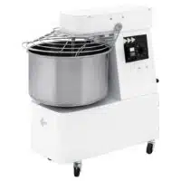Pétrin pizza, à spirale, acier inox, tête et cuve fixées, IBT 60 2V