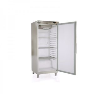 Armoire GN2/1 positive 1 porte, froid ventilé, RVG-501 Extérieur inox satiné
