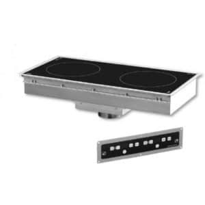 Plaque induction encastrable gamme geoline double foyer modèle GL2 6000 DIR