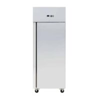 Armoire réfrigérée négative, acier inoxydable, -18 - 22 °C, 610 L, 1 porte