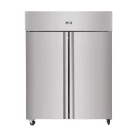 Armoire réfrigérée positive, acier inoxydable,-2 + 8 °C, 1145 L, 2 portes