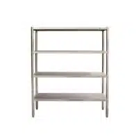 Rayonnage acier inoxydable 4 niveaux