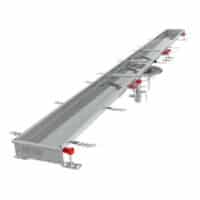 Caniveau de sol Modul 125 L 8000 mm