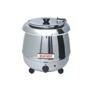 Marmite à soupe, acier inoxydable, L 340 x P 367 x H 360 mm