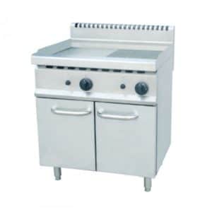 Plaque de cuisson à gaz, inox AISI 304, 11.8 KW