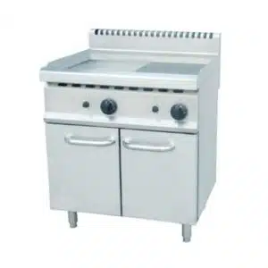 Plaque de cuisson à gaz, inox AISI 304, 11.8 KW