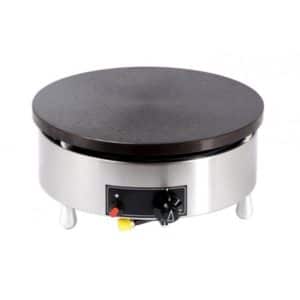 Crêpière gaz ÉLITE, gamme intensive, châssis rond Inox 304