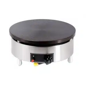 Crêpière gaz ÉLITE, gamme intensive, châssis rond Inox 304