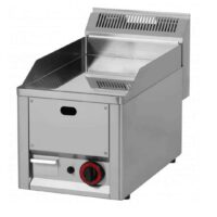 Plaque à snacker gaz simple lisse mono foyer 4 kW