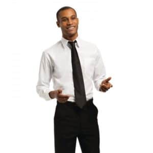 Chemise mixte uniform blanche