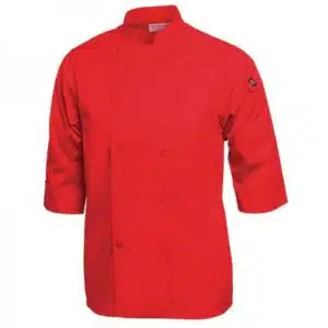 Veste chef unisexe Chef Works rouge