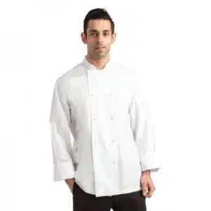 Veste du chef mixte blanche