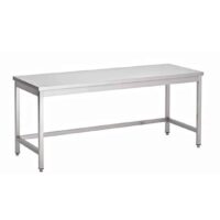 Table basse inox 430 L 1000 x P 600 x H 600 mm (max H 650 mm) sur mesure