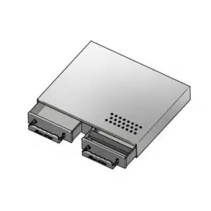 Tiroir en tôle d'acier inox AISI 304, 3,2 Kg