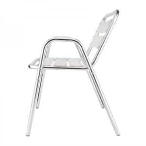 Fauteuils empilables avec accoudoirs