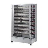 Rôtissoire à broche gaz 15 DOBLE EKO double ligne 15 broches 75/90 poulets