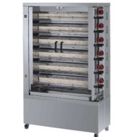 Rôtissoire dernière génération à gaz 630 EKO 6 broches 30/36 poulets