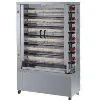 Rôtissoire dernière génération à gaz 630 EKO 6 broches 30/36 poulets