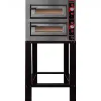 Four à pizza électrique 2 soles nombre de pizzas: 4 + 4 (ø 300 mm) 10 Kw