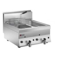 Friteuse à gaz Gamme 650 Baron, capacité 2x 8 litres