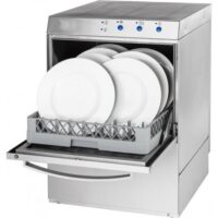 Lave-vaisselle universel avec doseur de détergent et pompe de vidange panier 500x500 mm