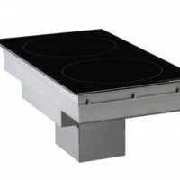 Kit intégrable induction double foyers modèle GL2 3000 FLR commande encastrable