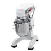 Batteur mélangeur, structure laqué blanc, 10 litres, 370 W