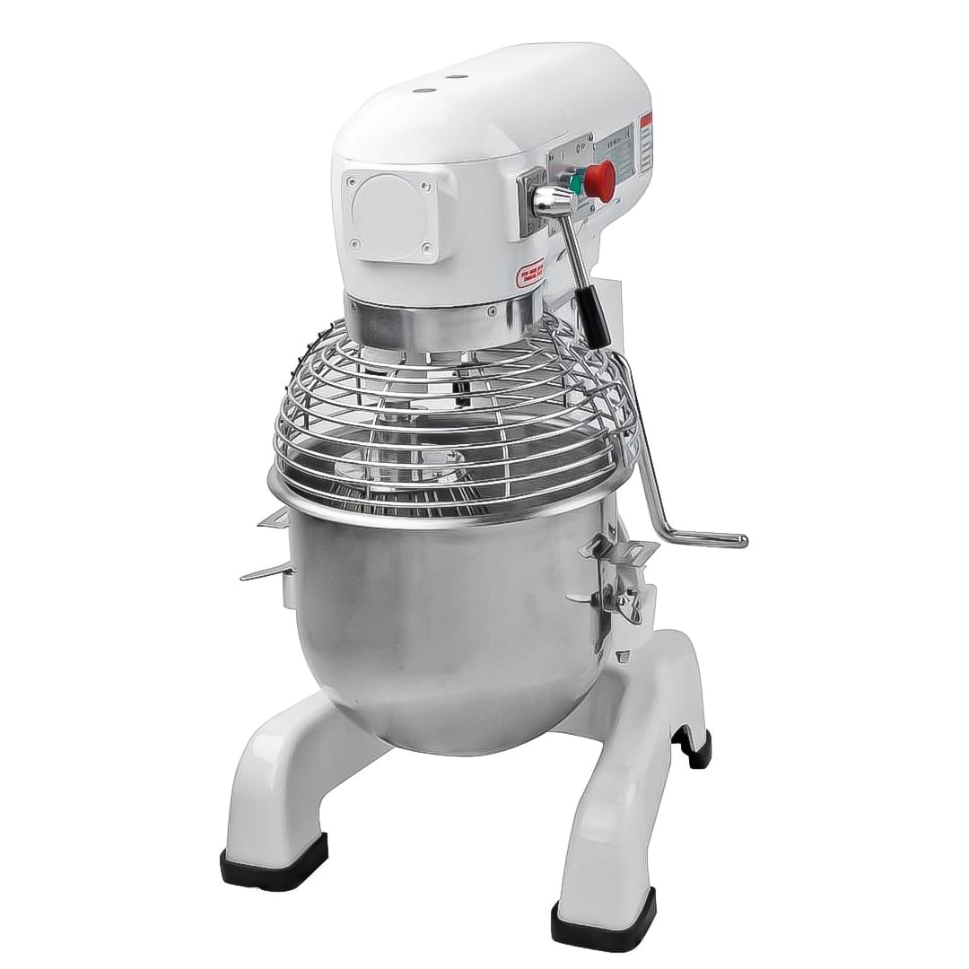 Batteur mélangeur, structure laqué blanc, 20 litres, 750 W