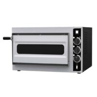 Four à pizza éléctrique mécanique acier inox Basic ALTO 1/40 vetro 2 thermostats