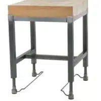 Billot confor'table dessus bois, réglable par pédale, longueur 600 mm