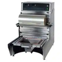 Operculeuse barquette semi-automatique en inox AISI 304 modèle BS 10 ECO sans matrice