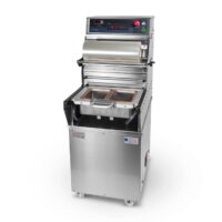 Operculeuse barquette semi-automatique en inox AISI 304 modèle BS 25 Basic sans matrice