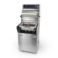 Operculeuse barquette semi-automatique en inox AISI 304 modèle BS 25 Basic sans matrice