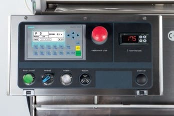 Operculeuse barquette semi-automatique en inox AISI 304 modèle BS 40 MAXI PRO sans matrice – Image 2