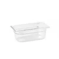 Bac gastronorme copolyester Tritan sans bisphénol A, GN 1/6, 176 x 162 mm