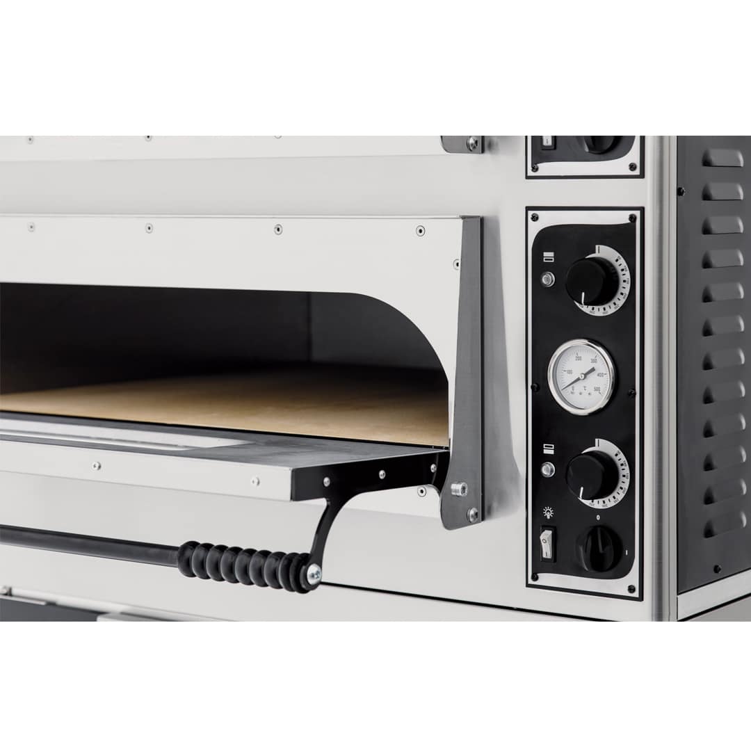 Four à pizza électrique mécanique acier inox Basic 6 L – Image 2