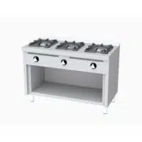 Fourneau à gaz classique 3 feux série 600, sur placard