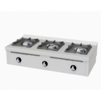 Fourneau à gaz classique, 3 feux, série 600, à poser