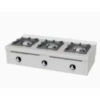 Fourneau à gaz classique, 3 feux, série 600, à poser