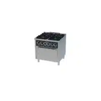 Fourneau à gaz classique série 750 4 feux avec four électrique GN 2/1