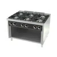 Fourneau à gaz 6 feux série 900, sur placard