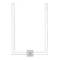 Caniveau de sol inox Modul 20 à fente