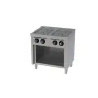 Fourneau à gaz basic 4 feux série 600, sur placard