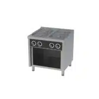 Fourneau à gaz basic 4 feux série 750, sur placard