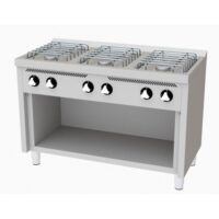 Fourneau à gaz basic 6 feux série 600, sur placard