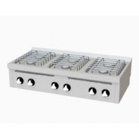 Fourneau à gaz basic 6 feux série 600, à poser