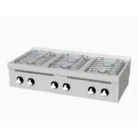 Fourneau à gaz basic 6 feux série 600, à poser