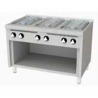 Fourneau à gaz basic 6 feux série 750, sur placard