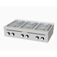 Fourneau à gaz basic 6 feux série 750, à poser